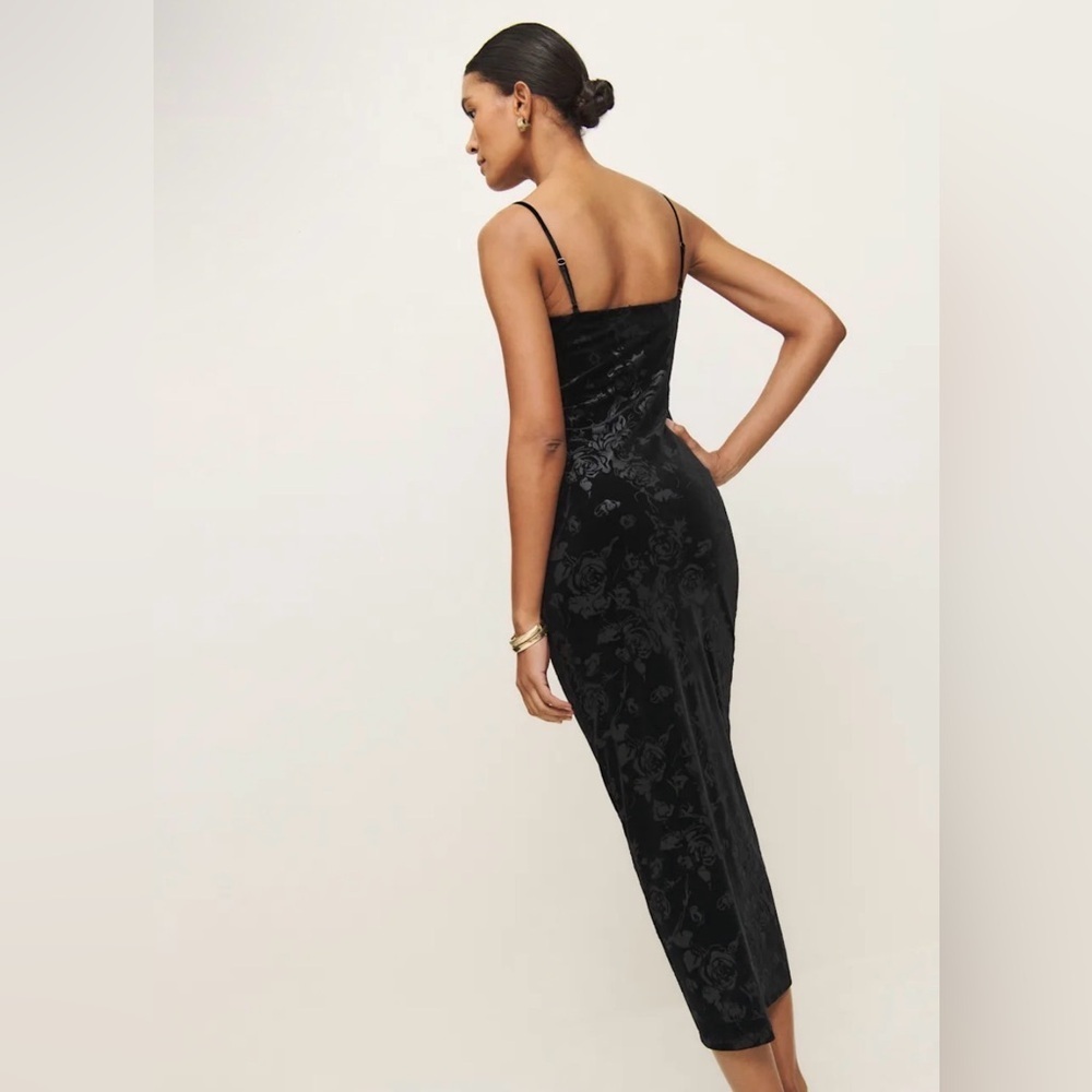 Reformation Elise Velvet Maxi Dress, NWT - Picture 3 of 7